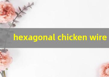  hexagonal chicken wire